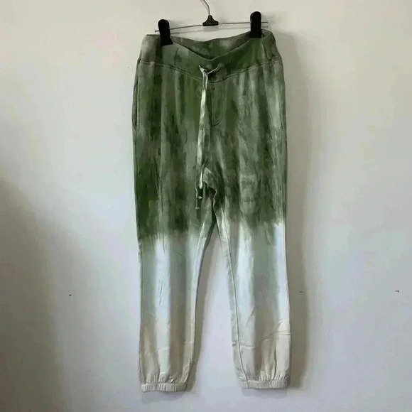 BNWT Young Fabulous and Broke Juliette Green Ombré Tie Dye Joggers size  M - Picture 3 of 6